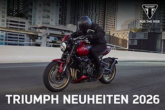 TRIUMPH NEUHEITEN 2026 - JETZT ENTDECKEN