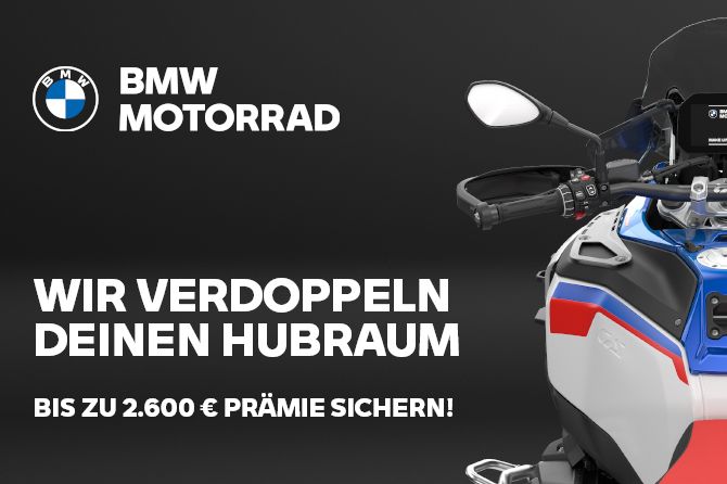 Wir verdoppeln Deinen Hubraum.