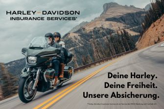 Harley fahren ohne Sorgen!