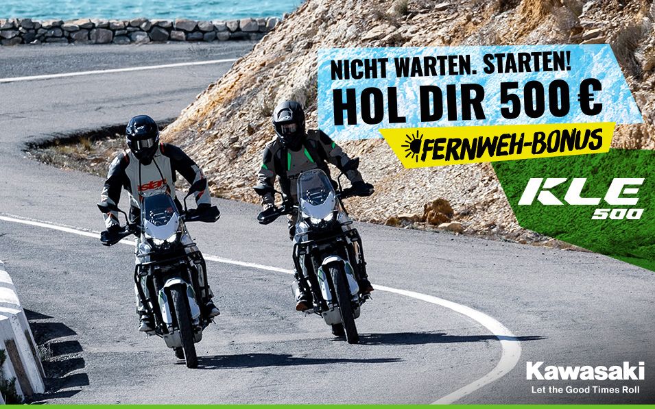 500 € Fernweh-Bonus für die neue KLE500