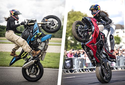 Stuntshow mit Sarah Lezito beim Newchurch Summit 2026