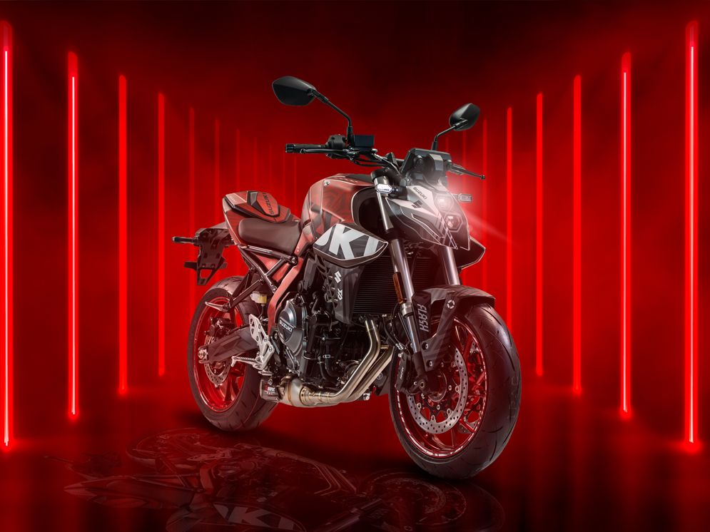 Suzuki GSX-8S RED FLASH: Der matte Blickfang