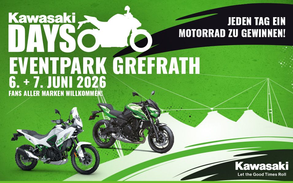 Kawasaki Days 2026 erstmals in Grefrath