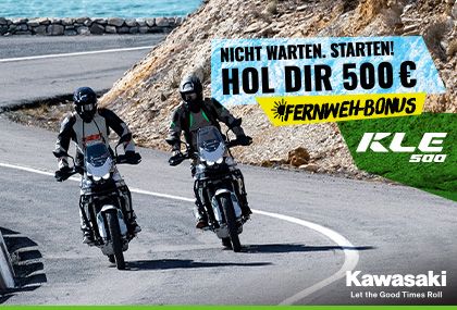 Mit der KLE500 ins Abenteuer starten