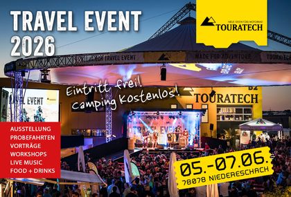 Touratech Travel Event 2026: Drei Tage Faszination Motorradreisen pur