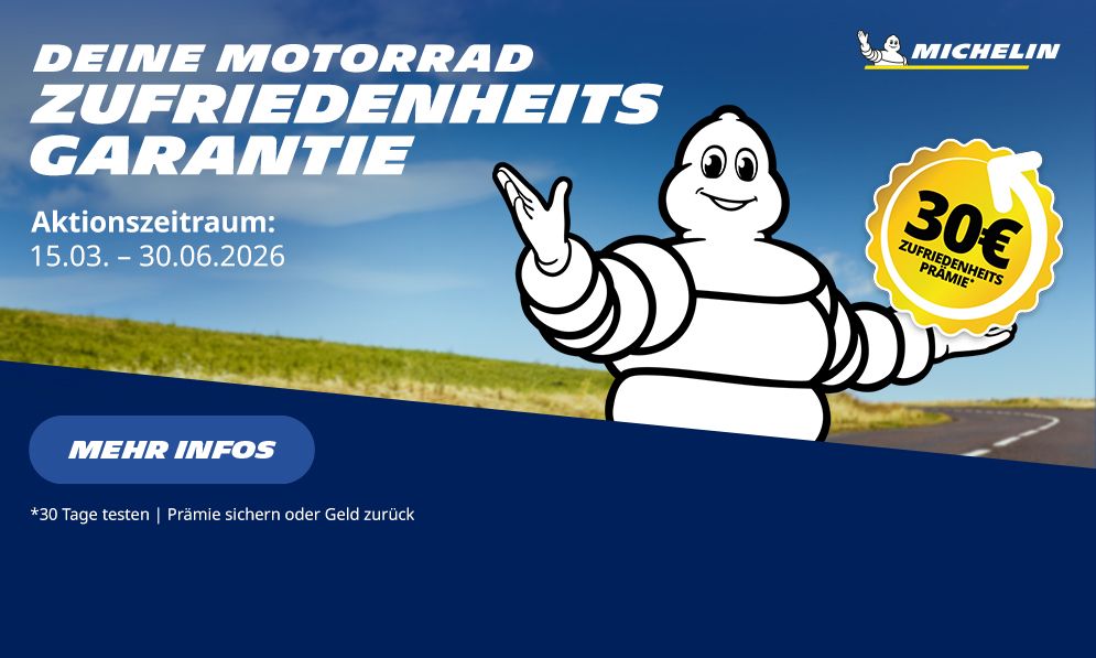 MICHELIN Zufriedenheitsgarantie: 30 Tage testen