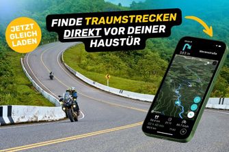 Die Motorrad-App für Kurvenjäger!