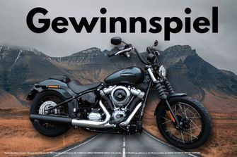Gewinne eine customized Harley-Davidson Street Bob!