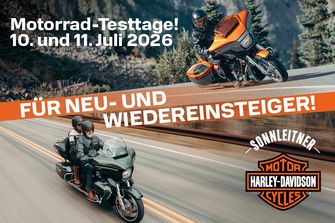 Harley-Davidson® Testtage für Neu- & Wiedereinsteiger