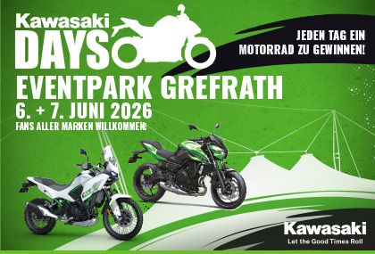 Kawasaki Days 2026 live erleben