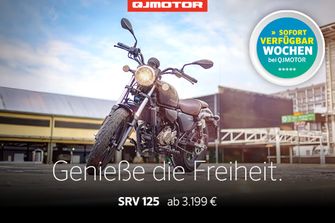 SRV 125: Perfekt für die Stadt. Sofort verfügbar. 