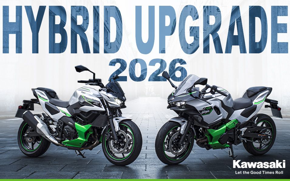 Neue Updates für Kawasakis Hybrid-Bikes