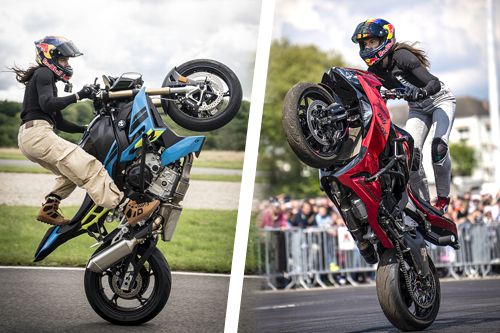 Stuntshow mit Sarah Lezito beim Newchurch Summit 2026