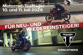Triumph Testtage für Neu- & Wiedereinsteiger