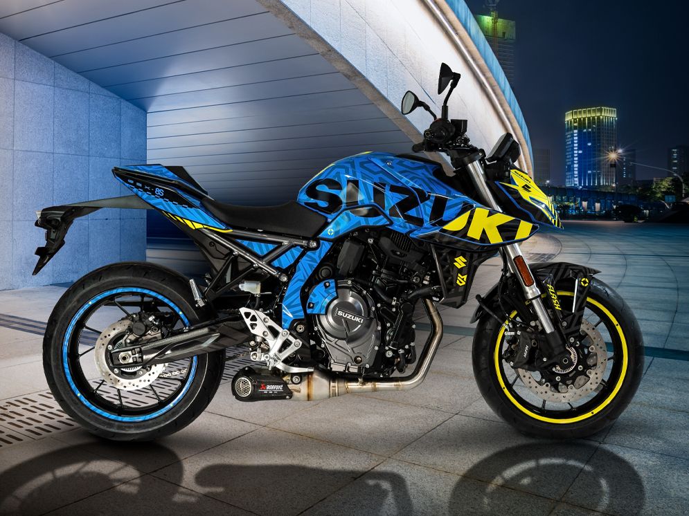 Suzuki GSX-8S BLUE FLASH: Neon trifft Präzision