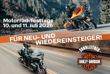 Harley-Davidson® Testtage für Neu- & Wiedereinsteiger