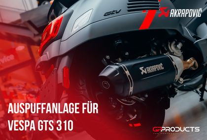 Vespa GTS 310 veredeln – mit Akrapovič