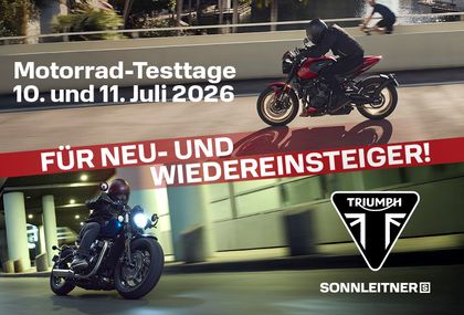 Triumph Testtage für Neu- & Wiedereinsteiger